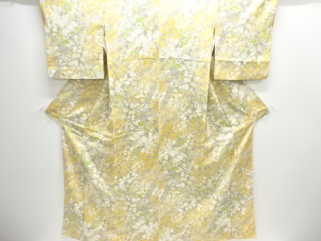 JAPANESE KIMONO / KOMON / FLOWER & PLANT